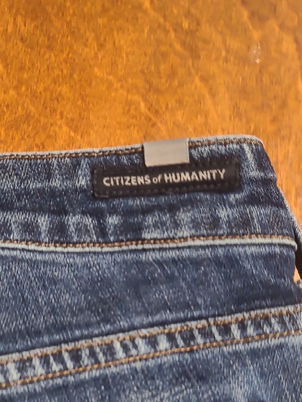 Citizens of Humanity Faded Dark Blue Skinny Jeans - Picture 7 of 9